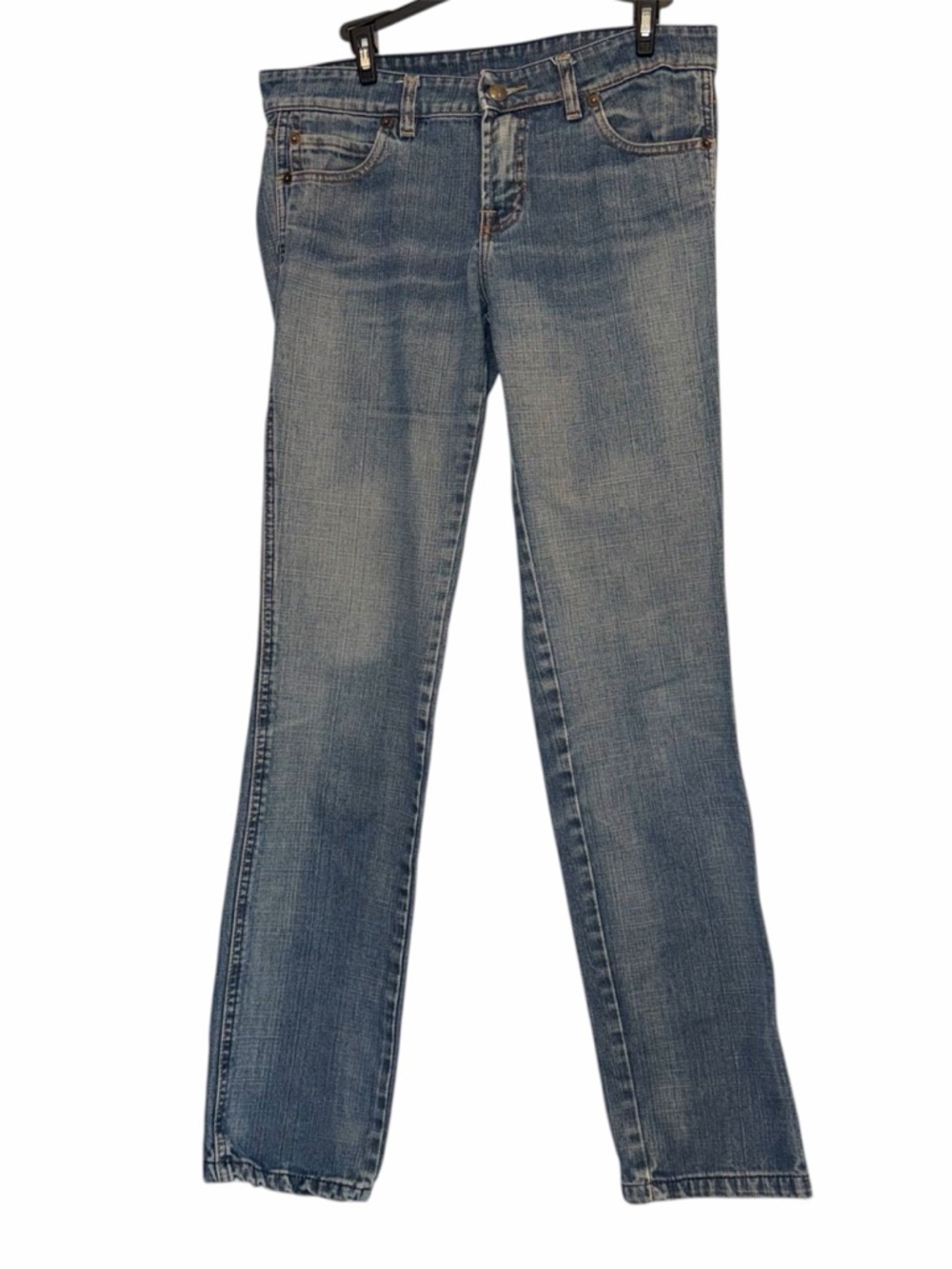 LA MARTINA Jeans Women 32 Straight Leg Rainbow Embroidered Pocket GUC Y2K